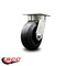 Service Caster 5 Inch Kingpinless Rubber on Steel Wheel Swivel Top Plate Caster SCC-KP30S520-RSR - alternate 6